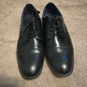 Boys Size 5 Bruno Marc Black Dress Oxford Tie Formal Shoes